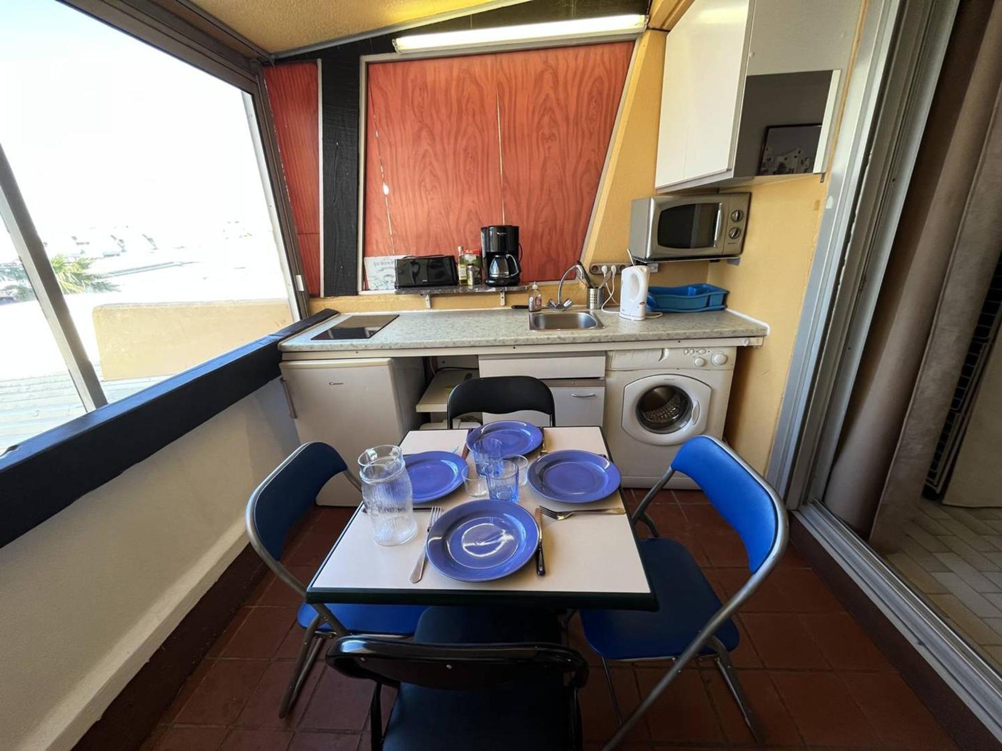 Studio Naturiste Avec Parking Au Cap D'Agde, Proche Plage - Fr-1-249A-15 Apartman Kültér fotó